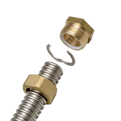 FixLock - Stainless steel corrugated pipe screw fittings