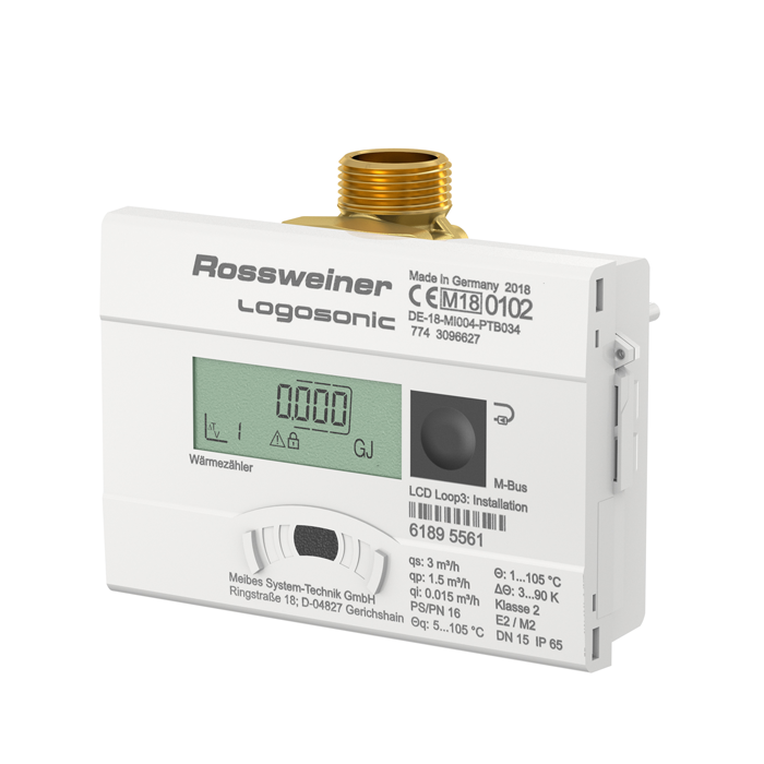 LogoSonic - Ultrasonische compacte warme/koude energiemeter