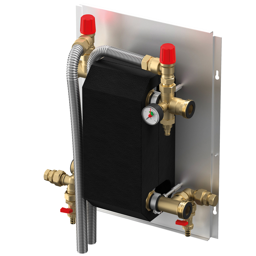 Heating boiler separation system