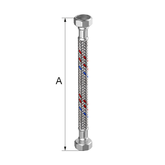 Meiflex silikonové plnoprůtočné hadice / pitná voda, topení, klima / F x F
