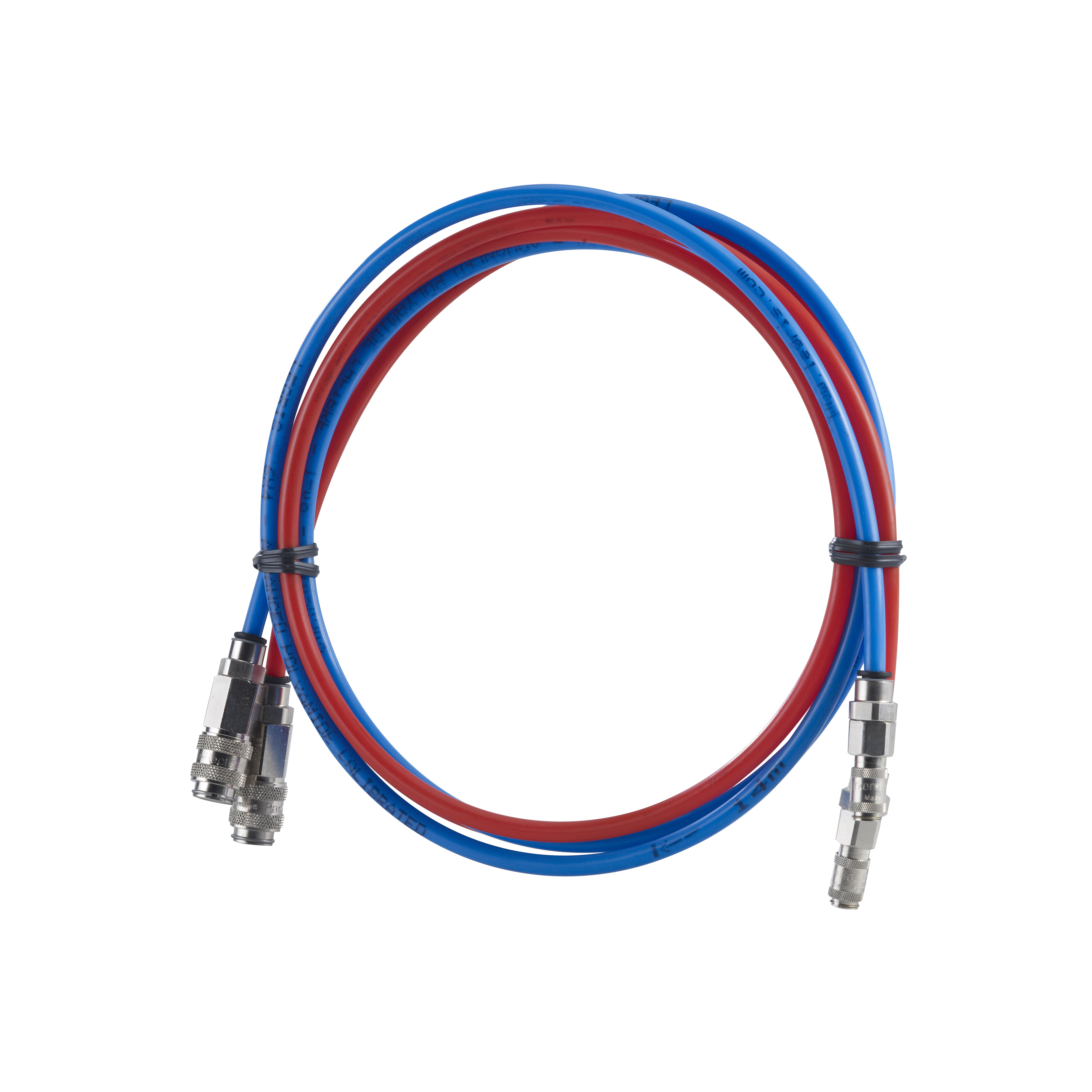 Красный и синий измерительный кабель
