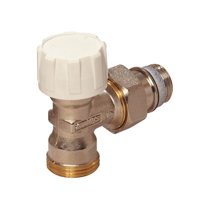 Thermostat valve body - Angle pattern, G 3/4" Euro cone