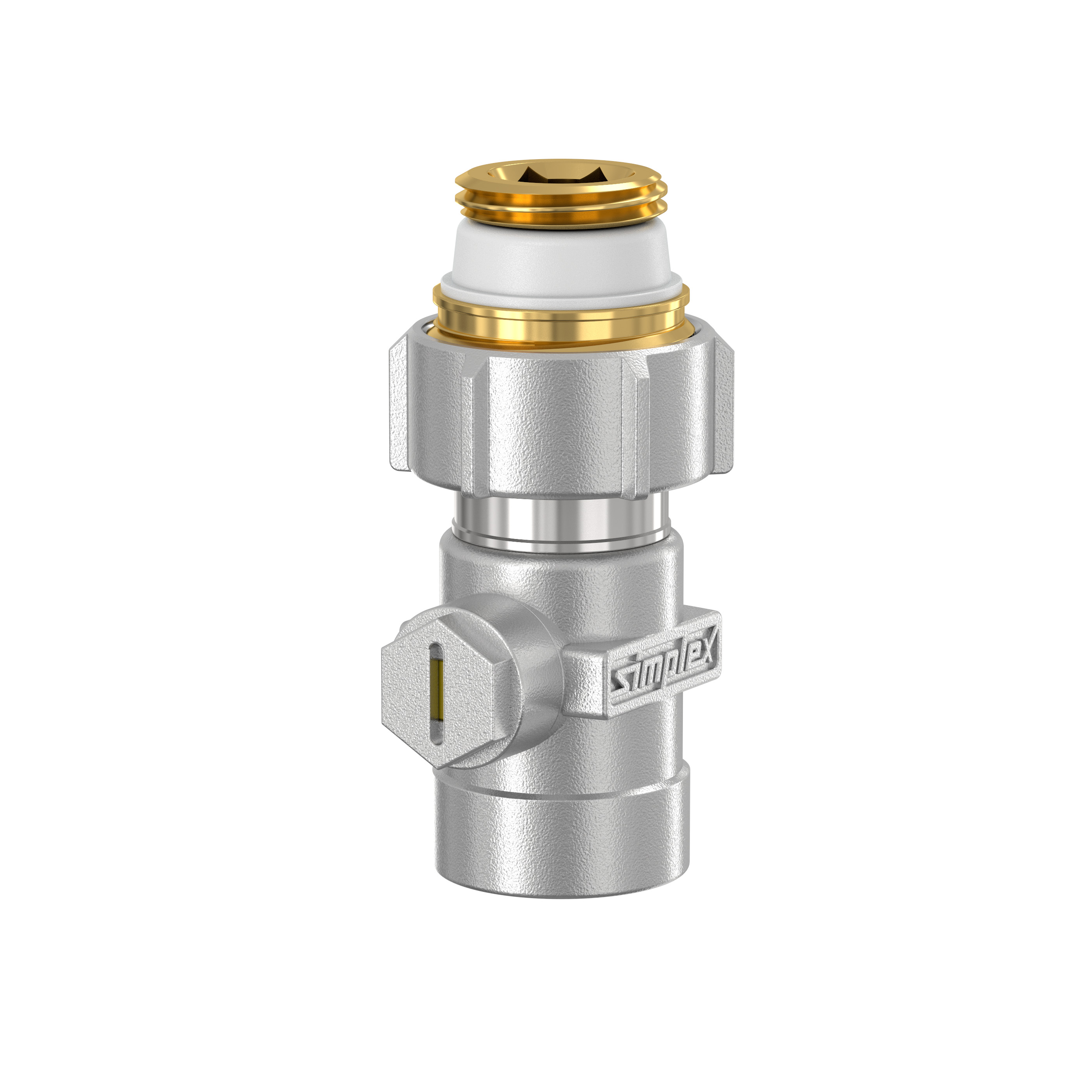Exclusiv Single Valve with Connection Nipples and Female Thread